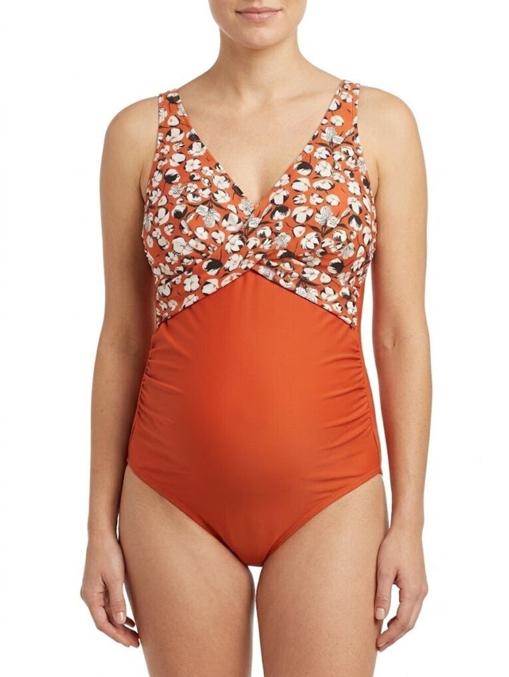 NEW Summersunshine Maternity One Piece Bathing Suit Women's Small